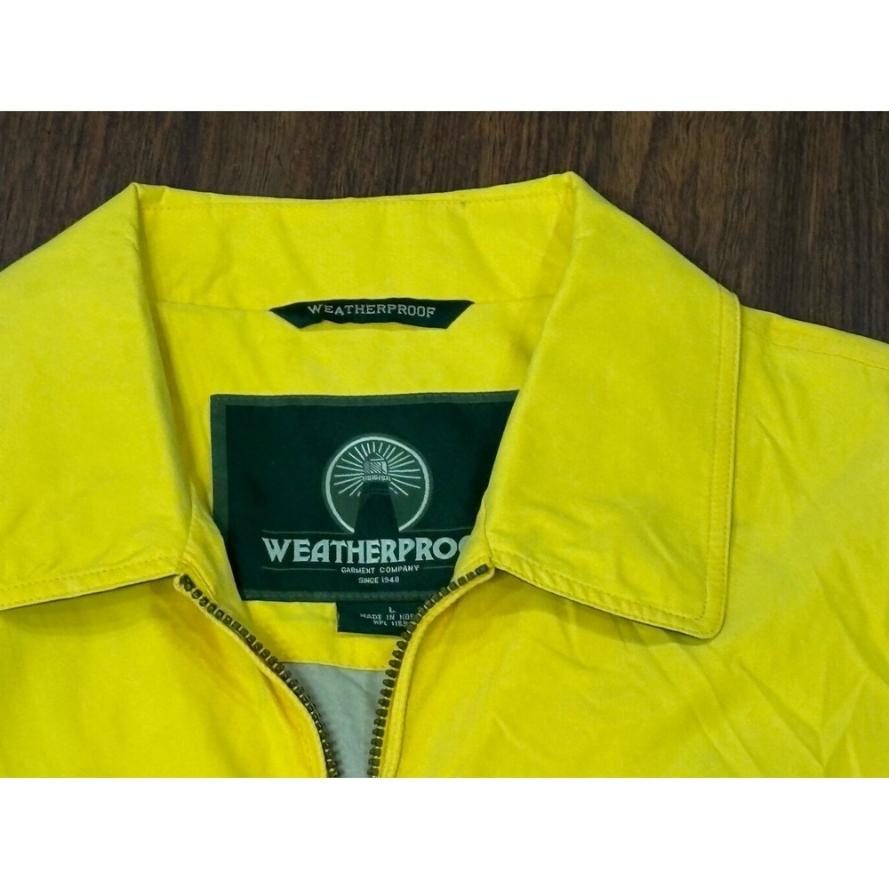 Weatherproof Windbreaker Microfiber Jacket Gold Y… - image 2
